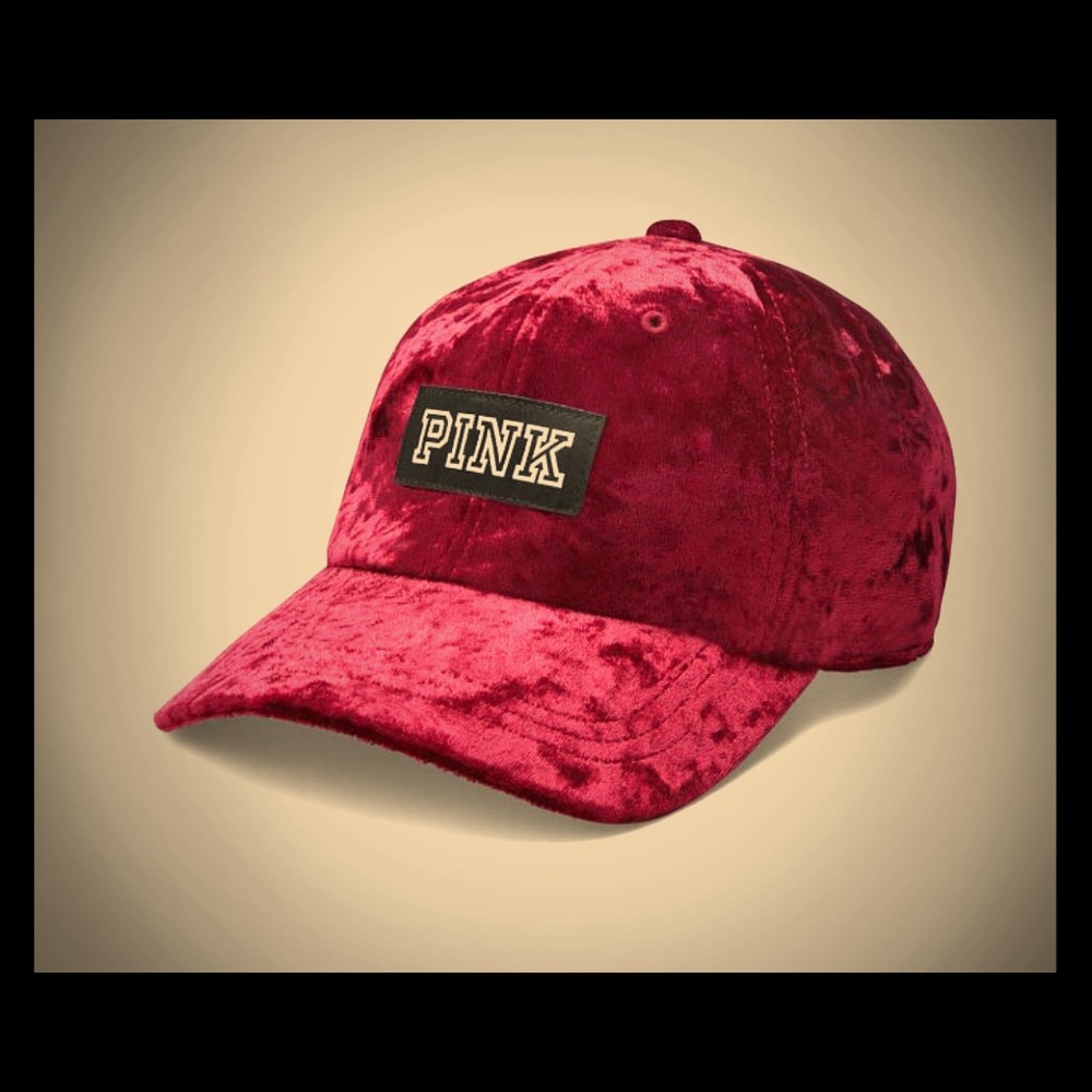 Victoria Secret PINK Ruby Velvet Hat